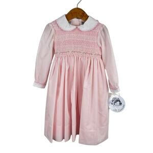 NWT Sarah Louise Hand-Smocked Dress